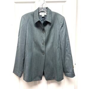 Rena Rowan Green Wool Blazer Woolmark Certified | Size 12